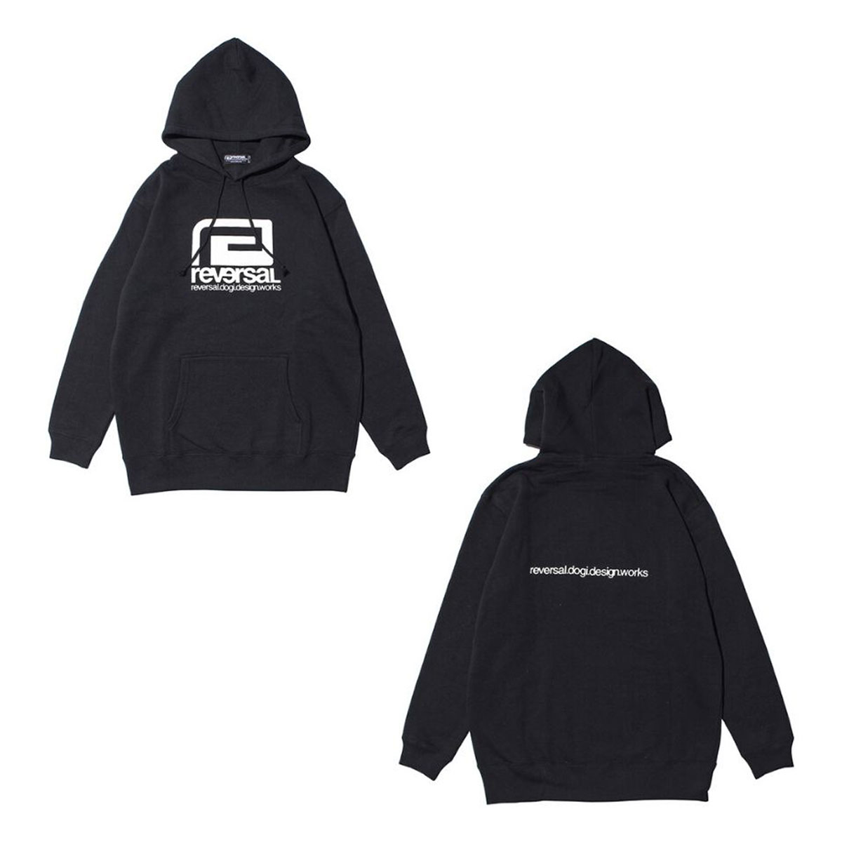 ��С����� �ѡ����� ��� ��������Ź REVERSAL �ץ륪���С��ѡ����� BASIC BIG MARK SWEAT PARKA rvbs036 BLACK A06B B1C C1D D5E E13F