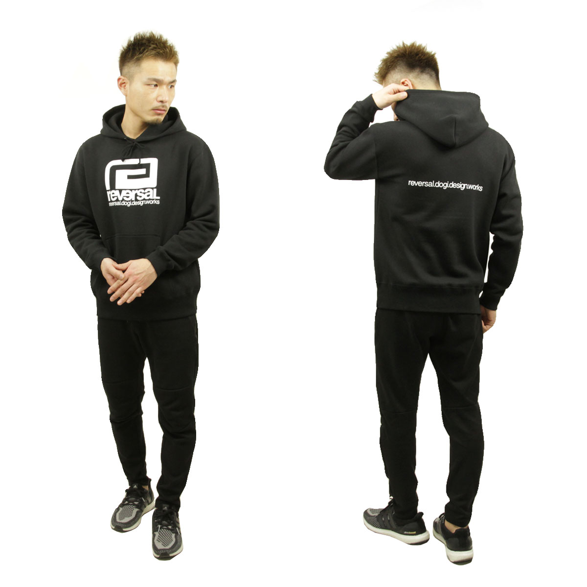 ��С����� �ѡ����� ��� ��������Ź REVERSAL �ץ륪���С��ѡ����� BASIC BIG MARK SWEAT PARKA rvbs036 BLACK A06B B1C C1D D5E E13F