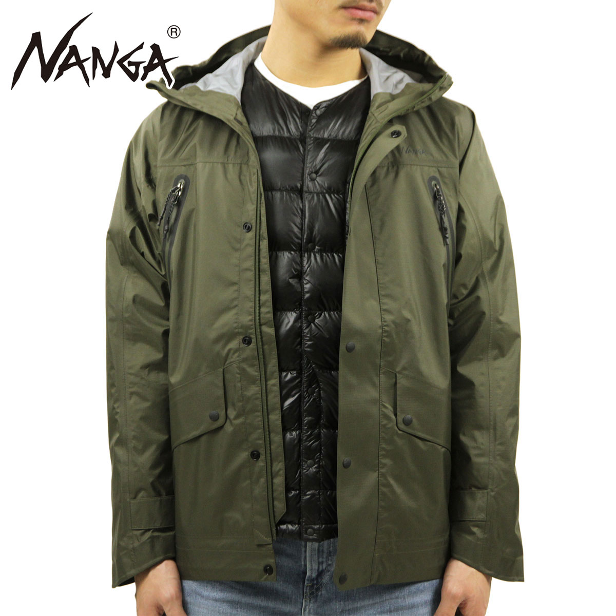 ʥ   Ź NANGA ʥ󥸥㥱å  ѡ AURORA 3L FIELD SHELL PARKA KHAKI A16B B1C C1D D4E E05F