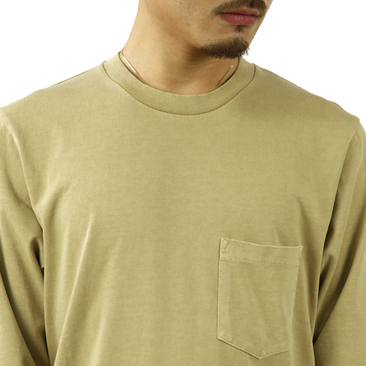 ̡ǥ T  Ź Nudie Jeans ĹµT ݥT إӡ ̵ RUDI HEAVY POCKET LONG SLEEVE TEE OAT Y21 131713 A62B B1C C1D D2E E05F