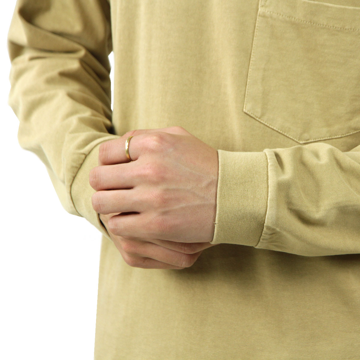 ̡ǥ T  Ź Nudie Jeans ĹµT ݥT إӡ ̵ RUDI HEAVY POCKET LONG SLEEVE TEE OAT Y21 131713 A62B B1C C1D D2E E05F