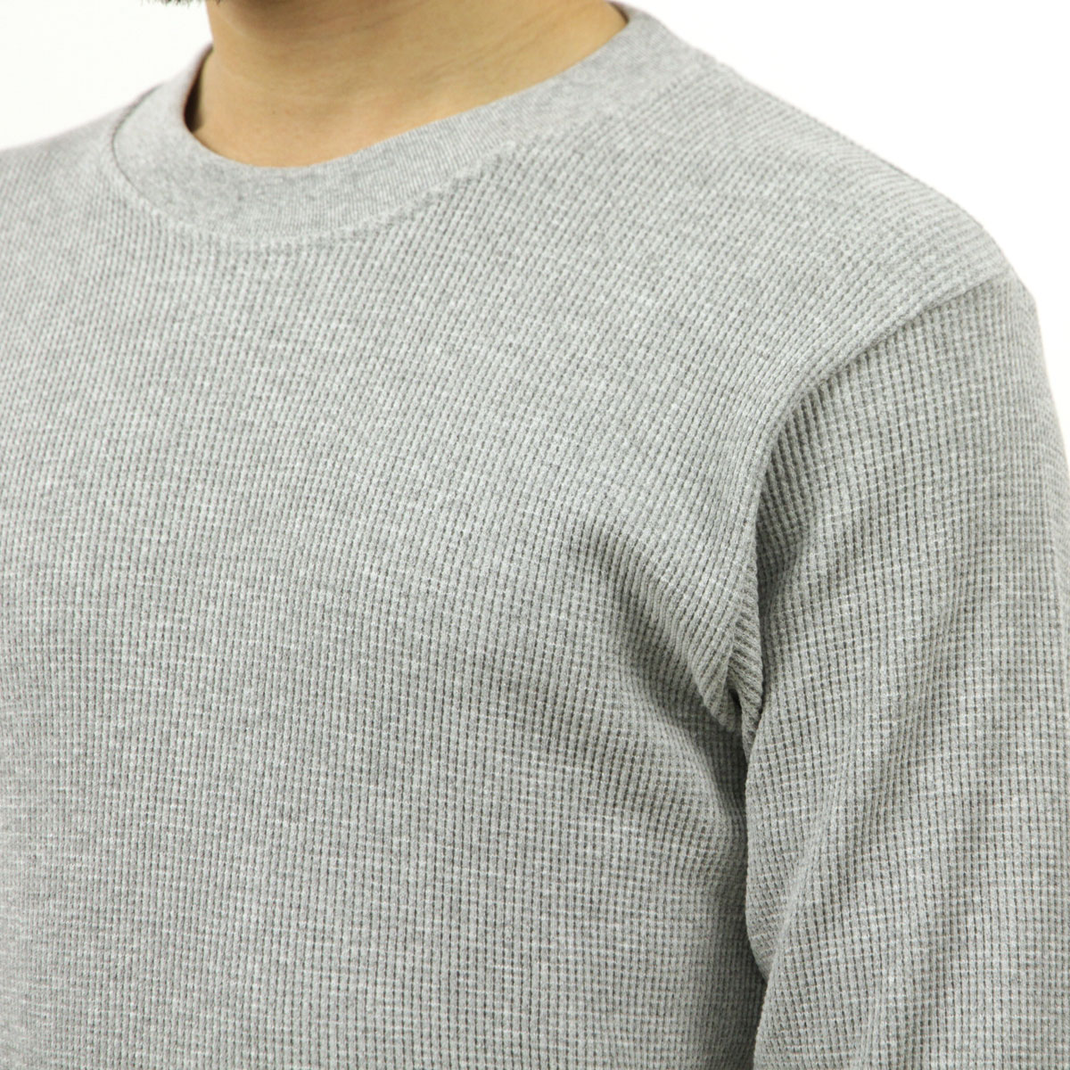 �ץ������ ����T ��� ������ PROCLUB ĹµT����� �����ޥ륷��� HEAVY WEIGHT COTTON LONG SLEEVE THERMAL TOP HEATHER GREY #115  �礭�������� AB6B B1C C1D D2E E02F