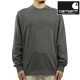 �����ϡ��� ��� �������å� ������ CARHARTT WORK IN PROGRESS ���� �ץ륪���С� Ĺµ �ȥ졼�ʡ� VERSE SCRIPT SWEATSHIRT I030640 BK