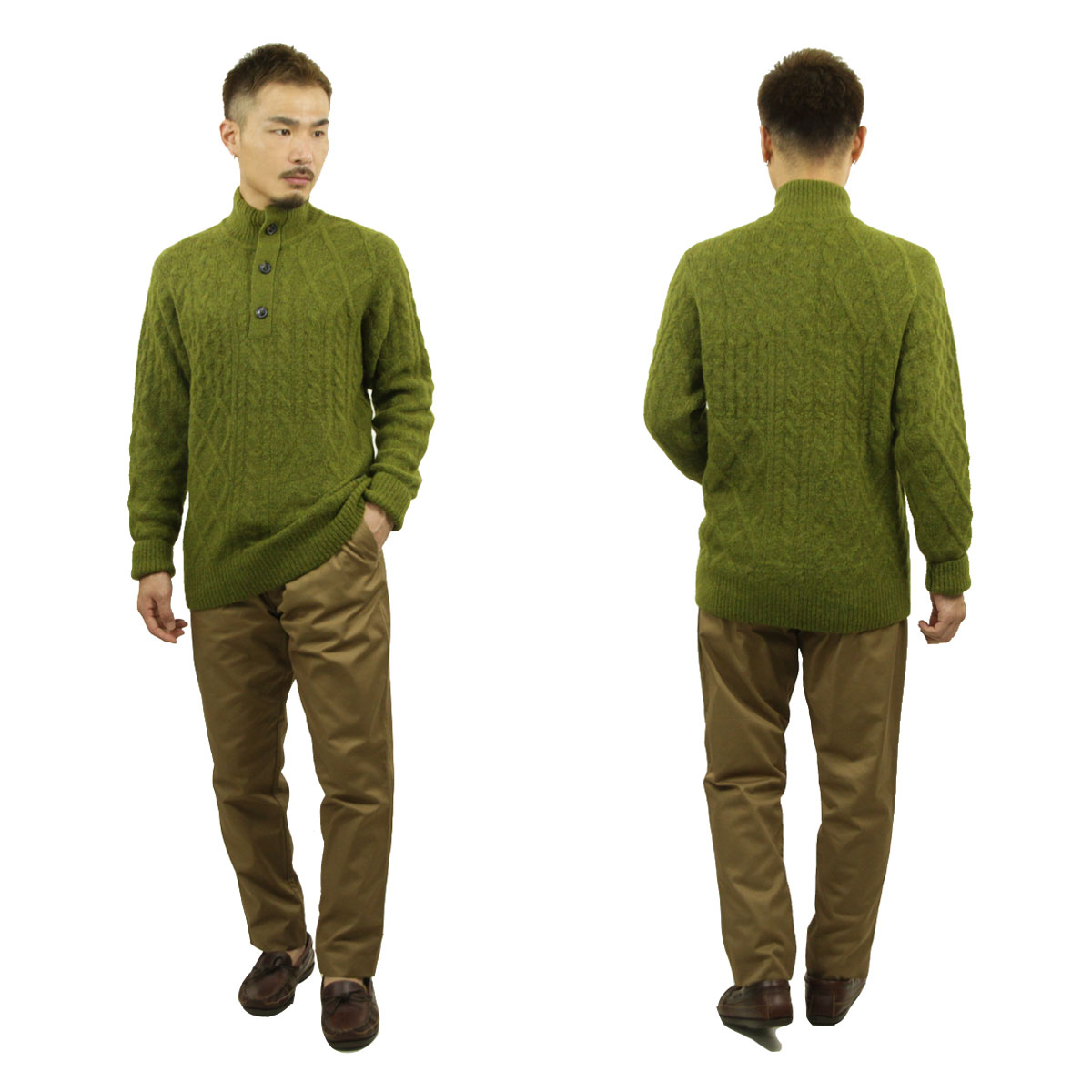 �����å�����ɥ����� ��� �������� ��������Ź SCOTCH��SODA ������ �����֥�˥å� �ϥ��ͥå� LIGHTWEIGHT CABLE KNIT HIGH-NECK PULLOVER 163997 4483 CLEAN GREEN MELANGE