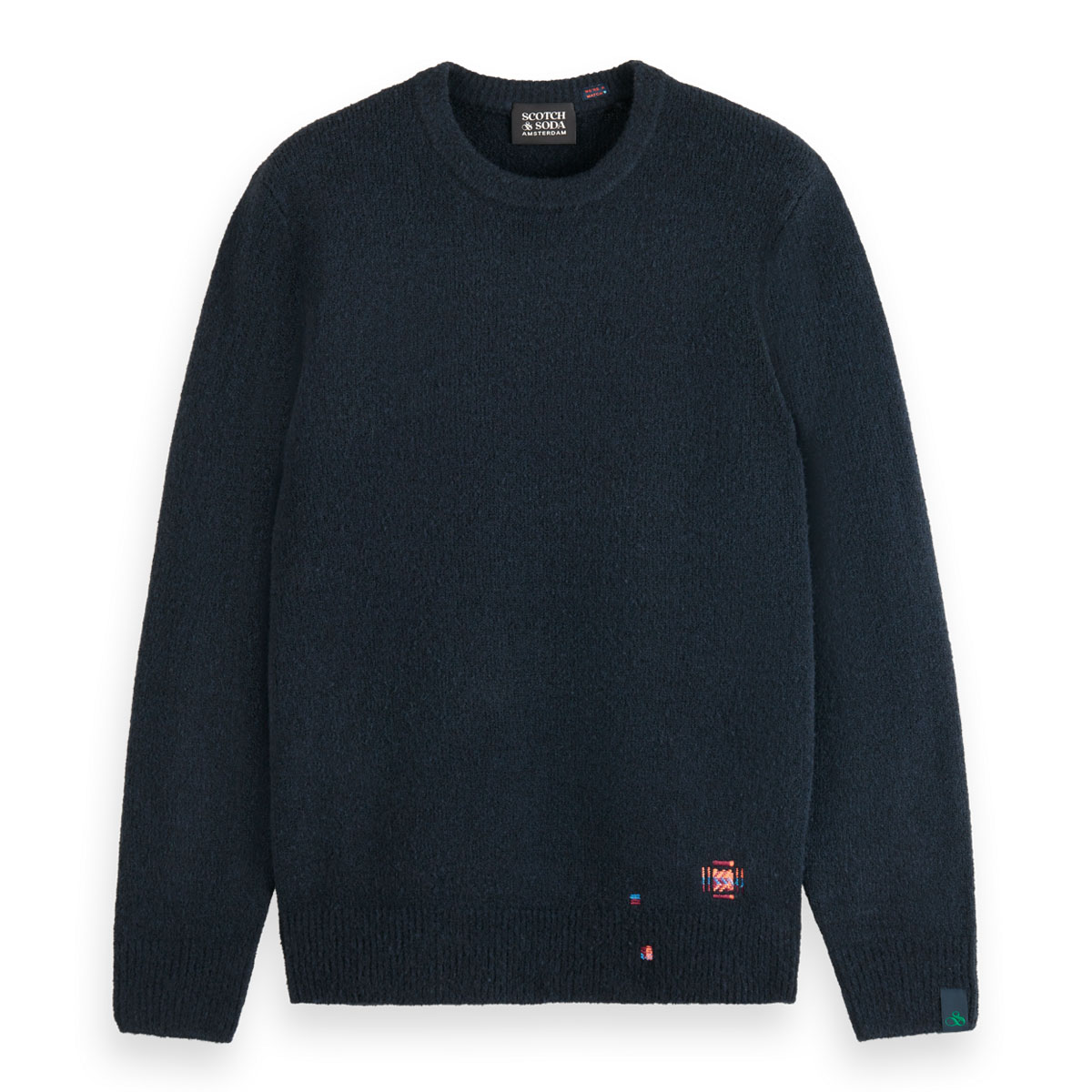 �����å�����ɥ����� ��� �������� ��������Ź SCOTCH��SODA ���롼�ͥå� �ץ륪���С� �˥å� M REGULAR FIT SOFTY-KNIT MELANGE PULL SWEATER 174603 0002 85408 78 NIGHT A39B B1C C1D D7E E06F