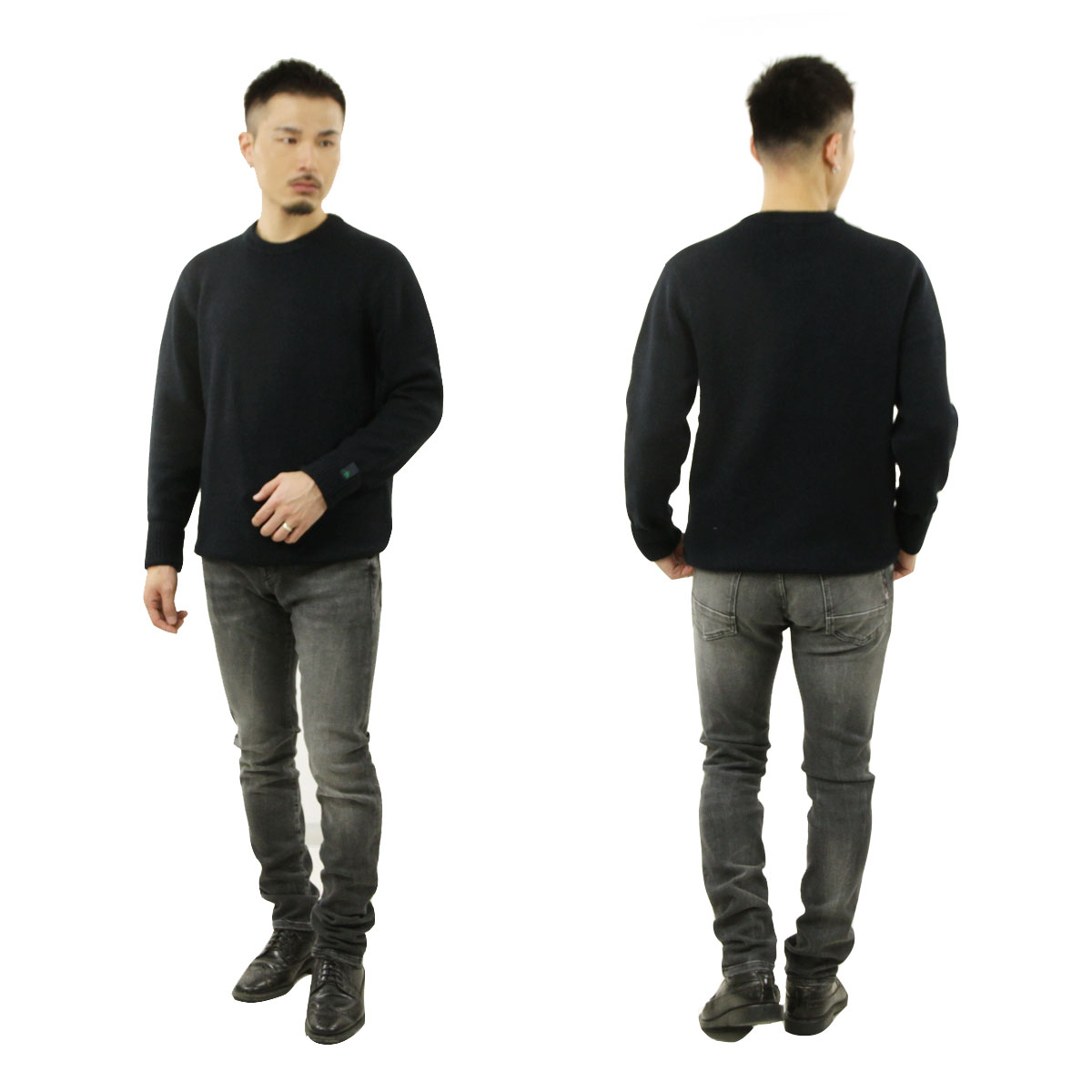 �����å�����ɥ����� ��� �������� ��������Ź SCOTCH��SODA ���롼�ͥå� �ץ륪���С� �˥å� M REGULAR FIT SOFTY-KNIT MELANGE PULL SWEATER 174603 0002 85408 78 NIGHT A39B B1C C1D D7E E06F