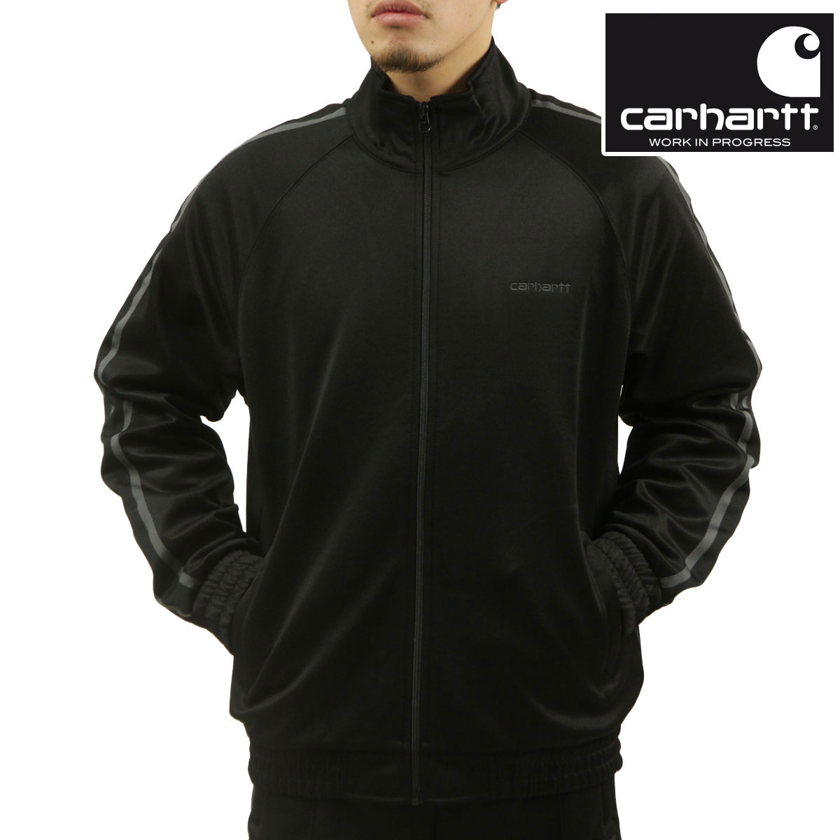 �����ϡ��� ��� ���㡼�� ������ CARHARTT WIP ���åץ��å� �������å� ���㥱�å� BOLAN JACKET BLACK / GRAPHITE I033926 2F1XX