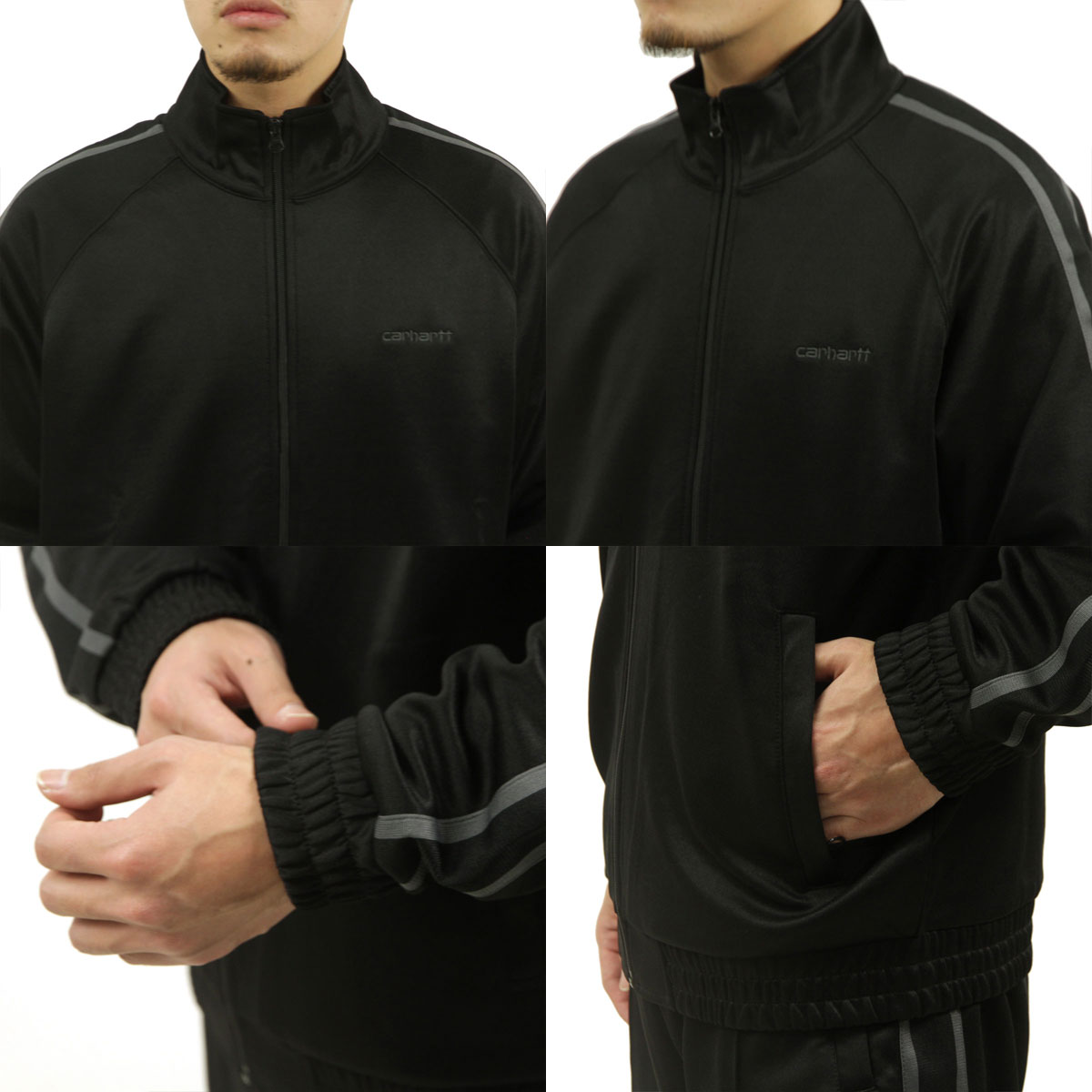 �����ϡ��� ��� ���㡼�� ������ CARHARTT WIP ���åץ��å� �������å� ���㥱�å� BOLAN JACKET BLACK / GRAPHITE I033926 2F1XX