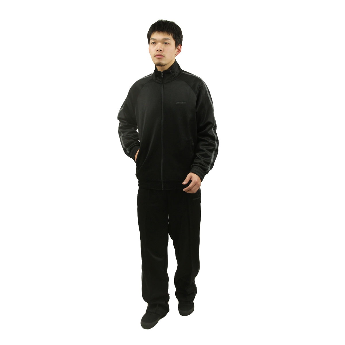 �����ϡ��� ��� ���㡼�� ������ CARHARTT WIP ���åץ��å� �������å� ���㥱�å� BOLAN JACKET BLACK / GRAPHITE I033926 2F1XX