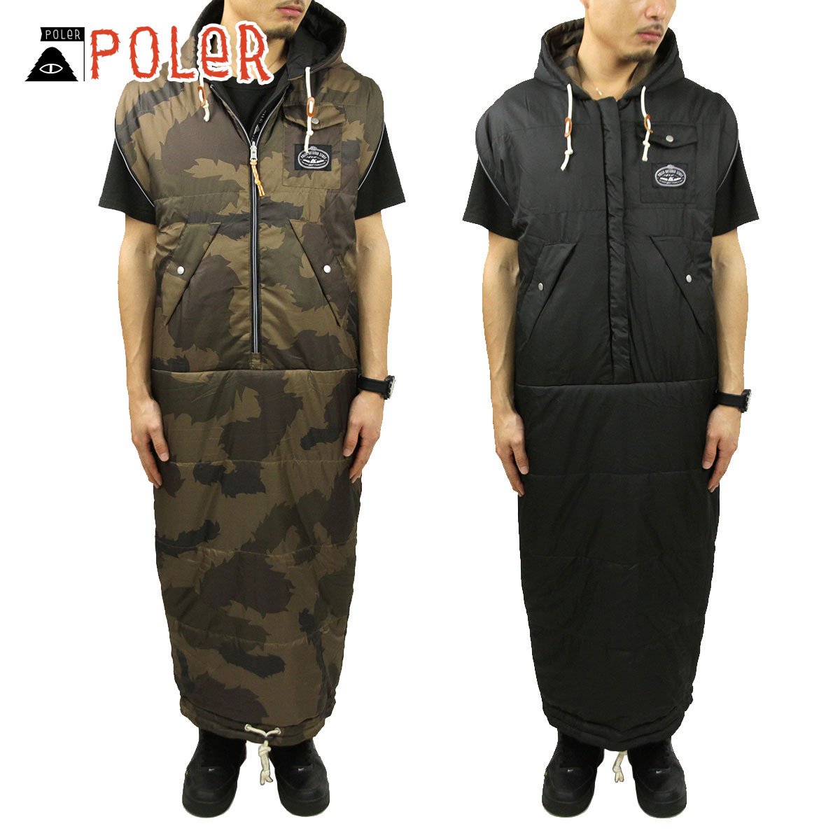 �ݡ��顼 POLER ��������Ź ��С����֥� �ޥߡ������� REVERSIBLE NAPSACK 43550002-OCO OLIVE FURRY CAMO A79B B3C CAD D4E E05F