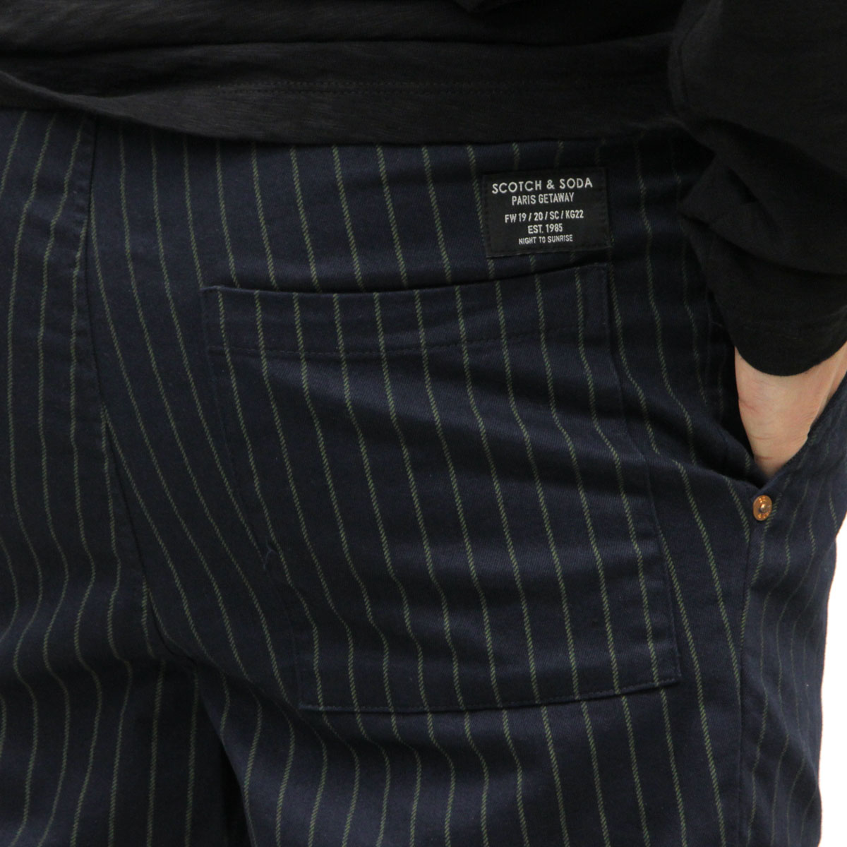 �����å�����ɥ����� �ܥȥॹ ��� ��������Ź SCOTCH��SODA ���ȥ饤�� ���������ѥ�� PINSTRIPE SWEAT PANTS COMBO B 152052 81500 79 A39B B1C C1D D6E E11F