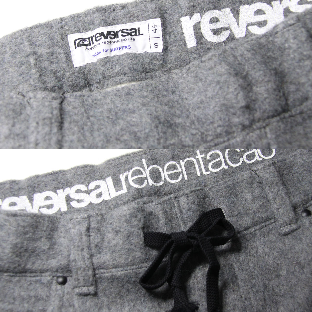 С åȥѥ  Ź REVERSAL ܥȥॹ 른 rbex WOOL JEANS rvsf15aw003c SURF D15S25 A06B B1C C2D D1E E02F