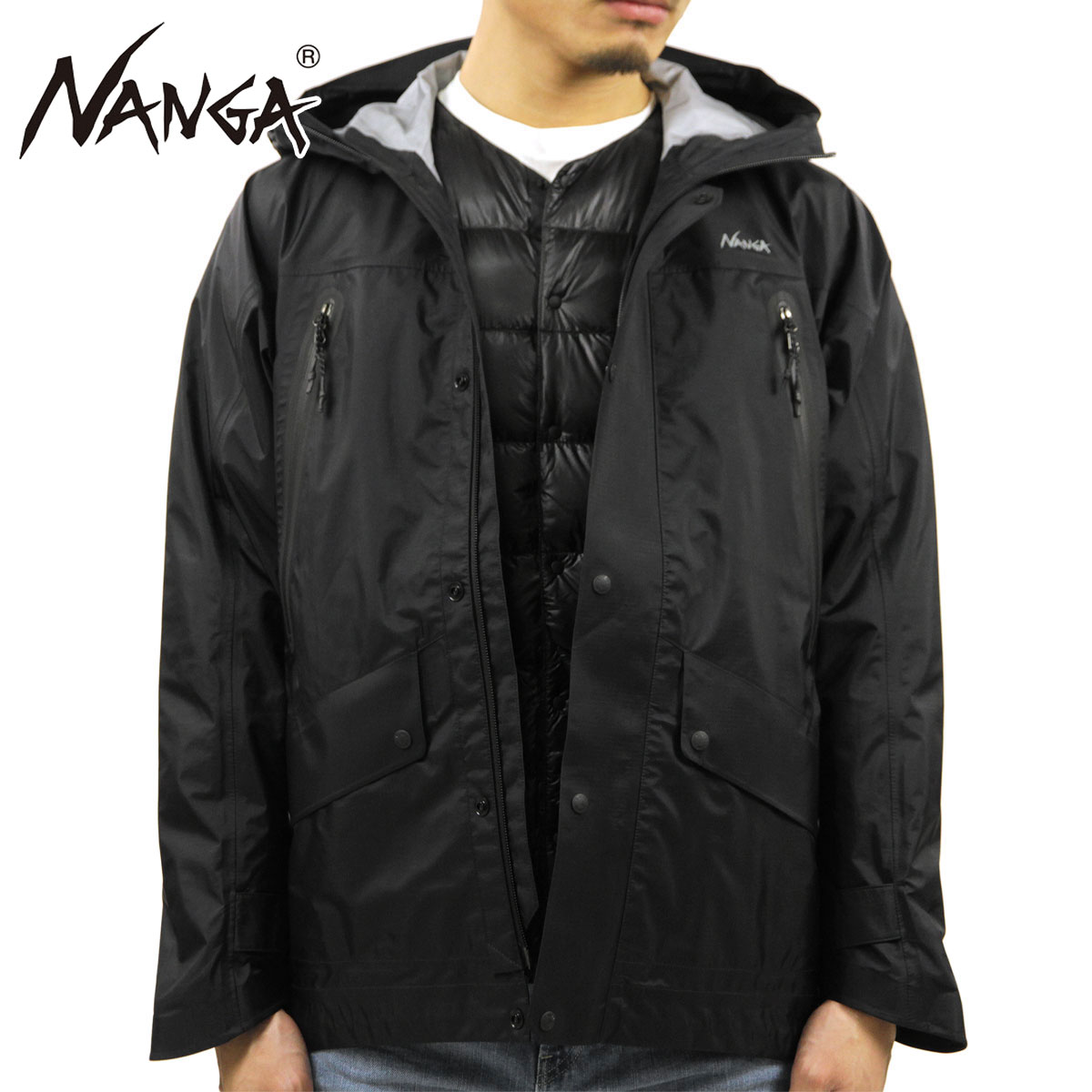 ʥ   Ź NANGA ʥ󥸥㥱å  ѡ AURORA 3L FIELD SHELL PARKA BLACK A16B B1C C1D D4E E13F