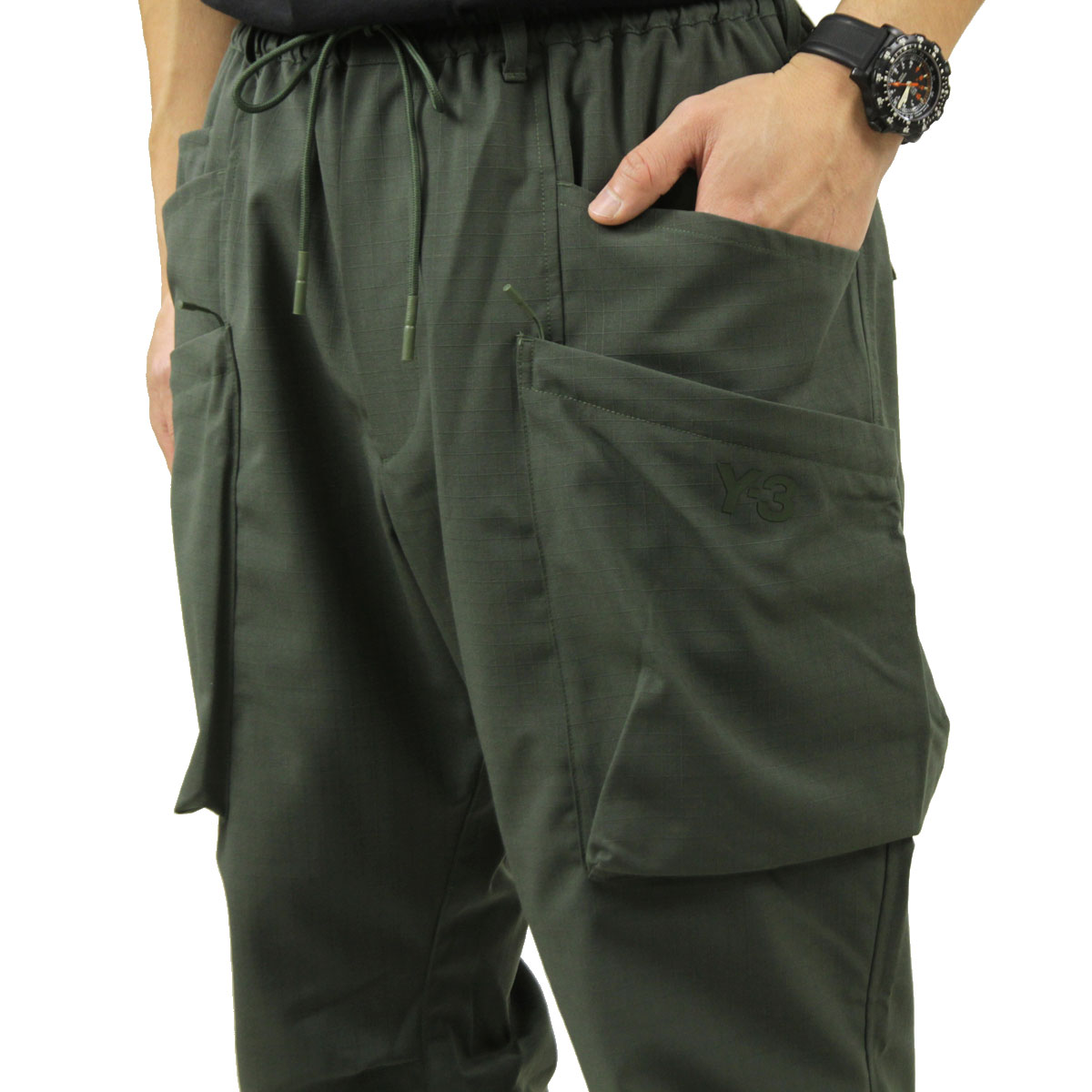 �磻���꡼ �ܥȥॹ ��� ������ Y-3 �ʥ�����ѥ�� �������ѥ�� M CLASSIC RIPSTOP UTILITY PANTS HB3427 SHADOW GREEN A51B B1C C2D D0E E08F