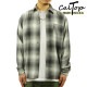 ȥå Ĺµ   CALTOP ACRYLIC OMBRE CHECK LONG SLEEVE SHIRTS Ĺµ ȥå å եͥ륷 ͥ륷 ֥ ɥ 2000LS GREY / WHITE AC3B B1C C1D D6E E02F