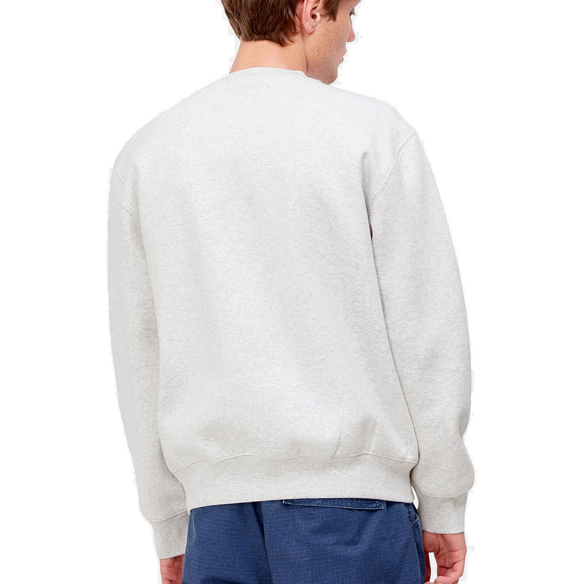�����ϡ��� ��� �������å� ������ CARHARTT WIP �ȥ졼�ʡ� �ե꡼�� ���� �ɽ� CARHARTT SWEATSHIRT ASH HEATHER / ROCKET I030229