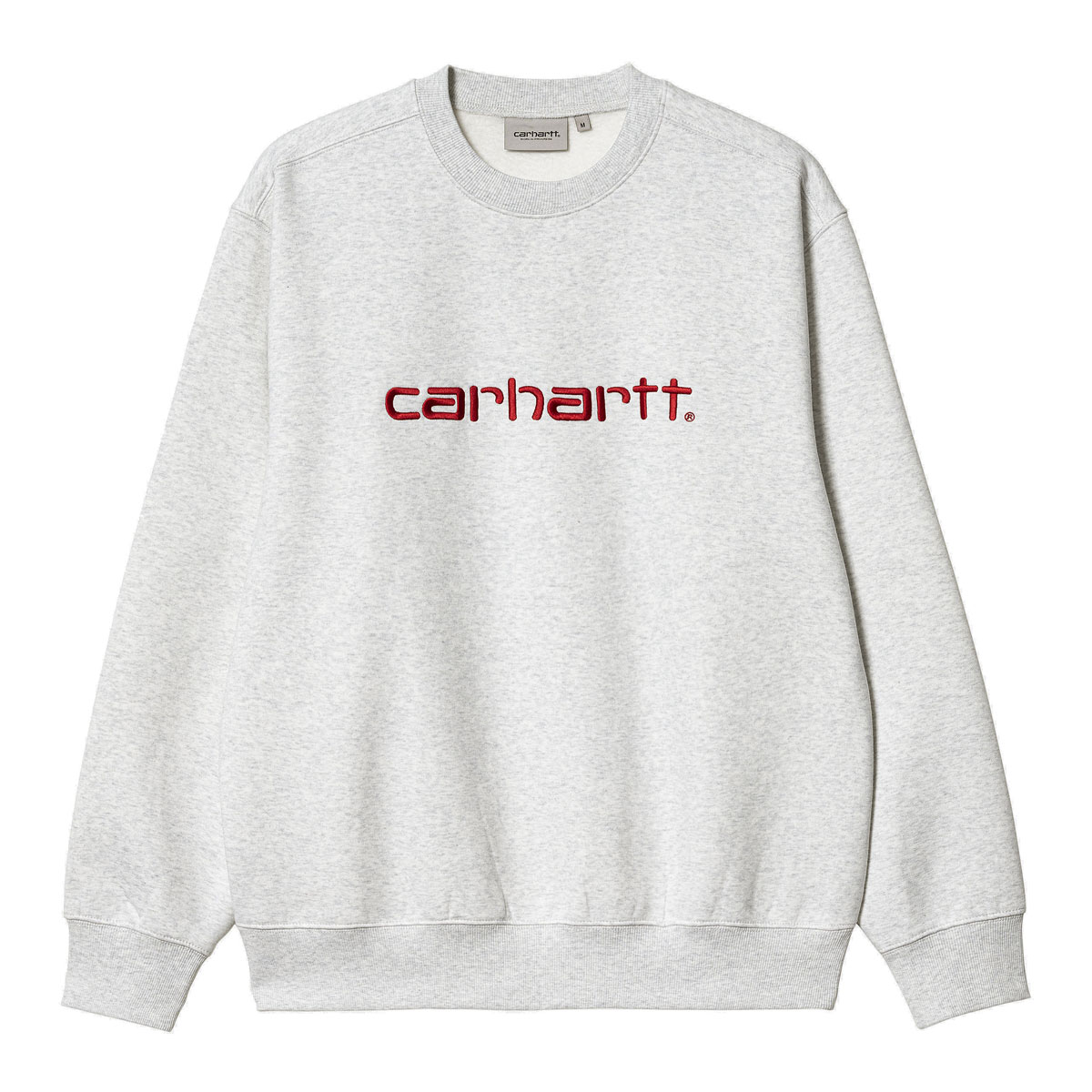 �����ϡ��� ��� �������å� ������ CARHARTT WIP �ȥ졼�ʡ� �ե꡼�� ���� �ɽ� CARHARTT SWEATSHIRT ASH HEATHER / ROCKET I030229