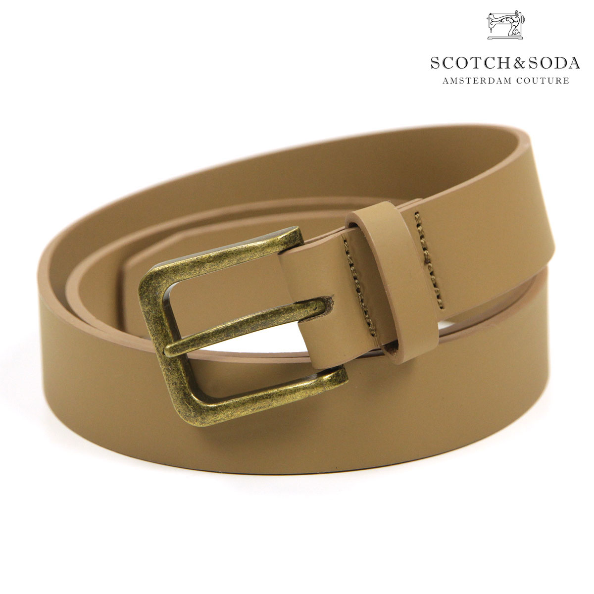 �����å�����ɥ����� ��� �٥�� ��������Ź SCOTCH��SODA �� �쥶���٥�� BASIC CLASSIC RECYCLED LEATHER BELT 169377 4218 69350 32 COGNAC A39B B1C C3D D6E E04F