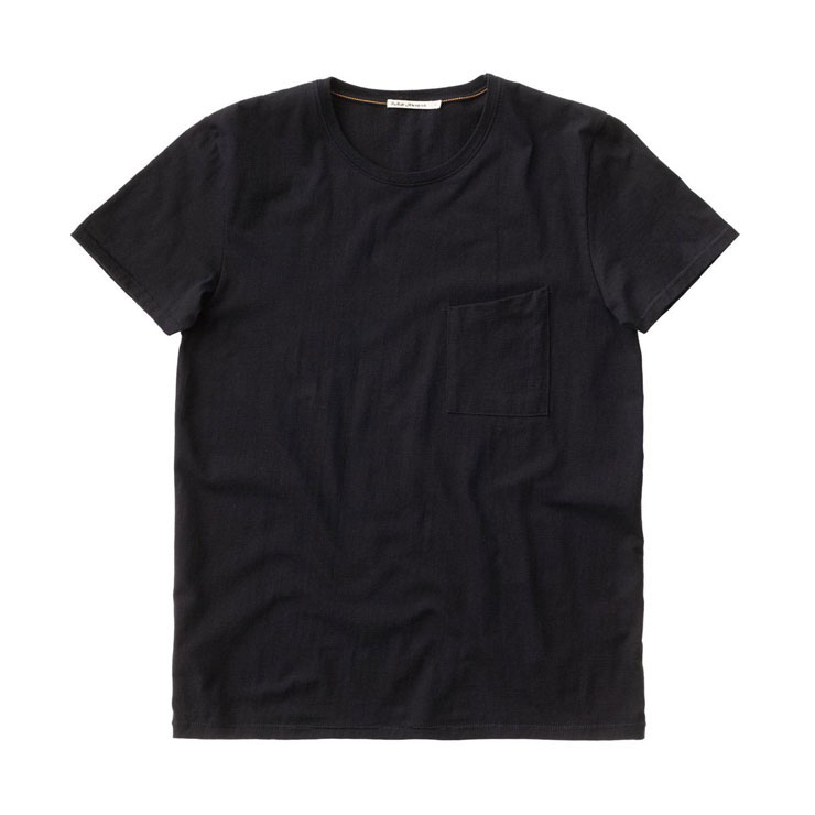 ̡ǥ Nudie Jeans Ź  ȾµݥåT ANDERS POCKET TEE BLACK B01 131500 A62B B1C C1D D1E E13F