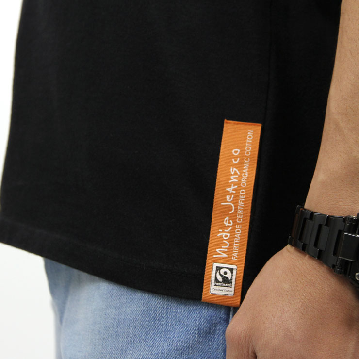 ̡ǥ Nudie Jeans Ź  ȾµݥåT ANDERS POCKET TEE BLACK B01 131500 A62B B1C C1D D1E E13F