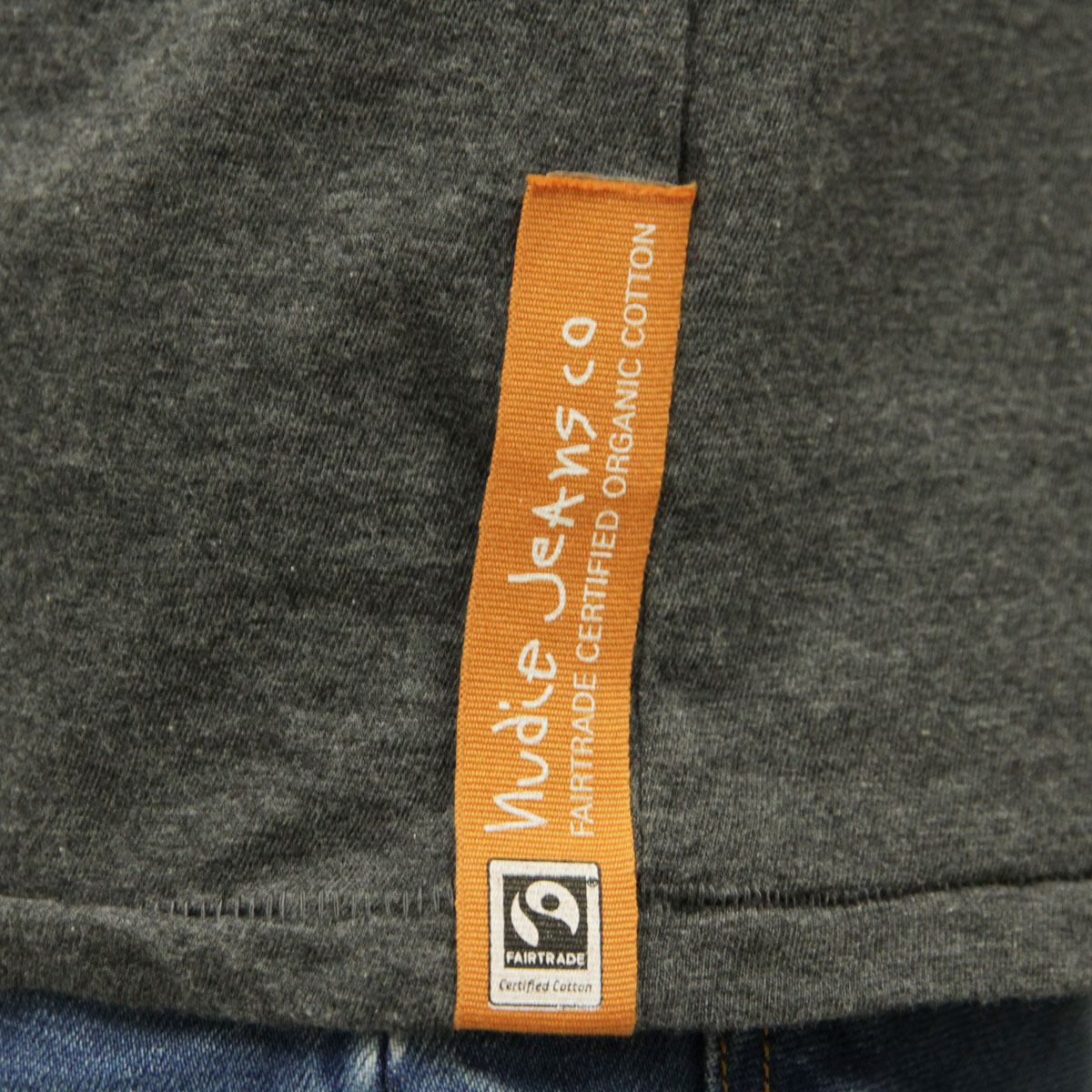 ̡ǥ T Ź Nudie Jeans ȾµT  Round Neck T-Shirt 131260 Greymelange A62B B1C C1D D1E E02F