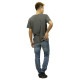 ̡ǥ T Ź Nudie Jeans ȾµT  Round Neck T-Shirt 131260 Greymelange A62B B1C C1D D1E E02F