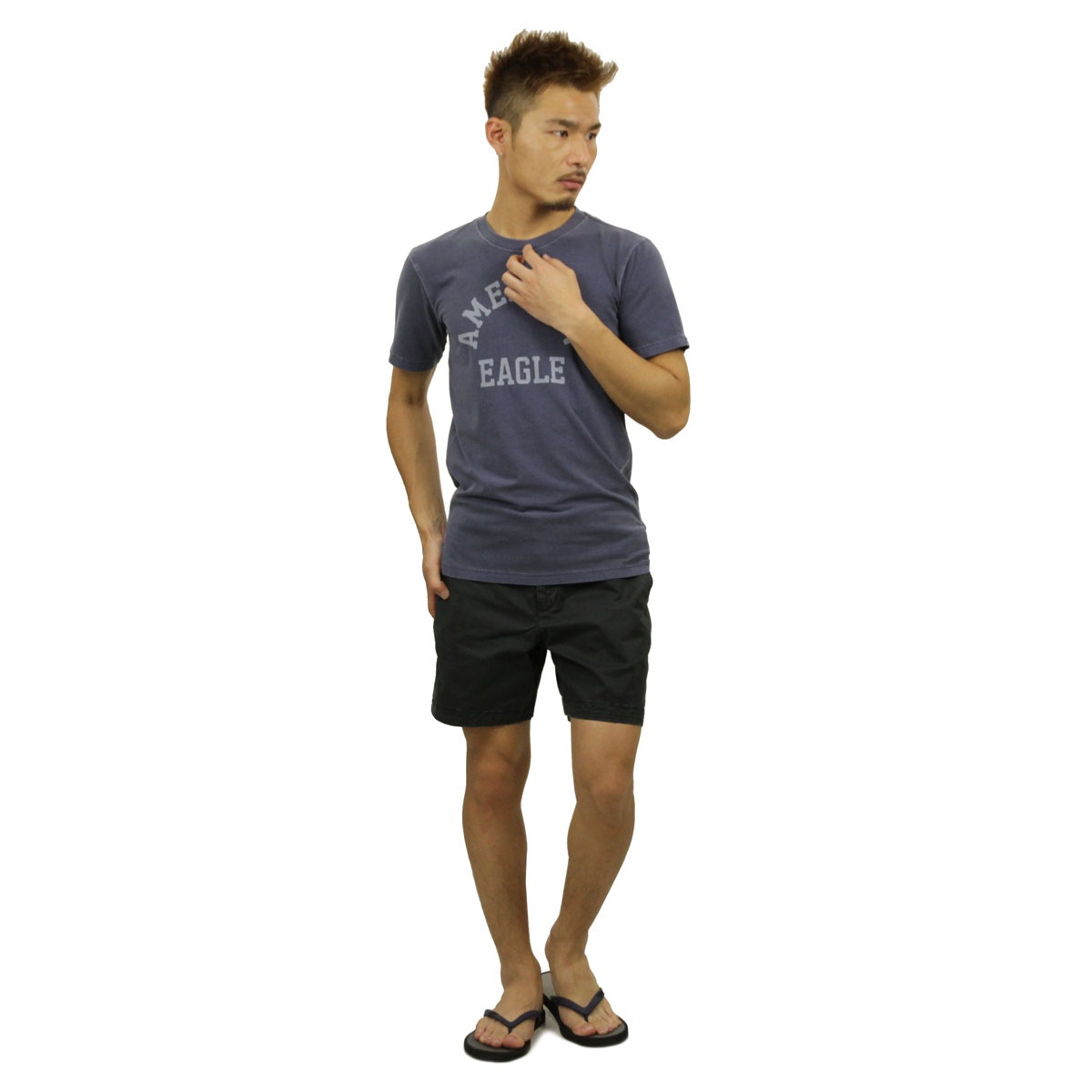 ����ꥫ�󥤡����� T����� ������ AMERICAN EAGLE ȾµT����� ���롼�ͥå�  AE GRAPHIC TEE 0181-3653-410 A04B B1C C1D D1E E06F
