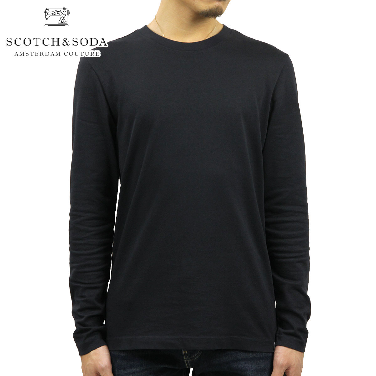 �����å�����ɥ����� ����T ��� ��������Ź SCOTCH��SODA ���롼�ͥå�T����� ĹµT����� HEAVY ORGANIC COTTON LONGSLEEVE TEE D 157537 0005 23402 08 ANTRA