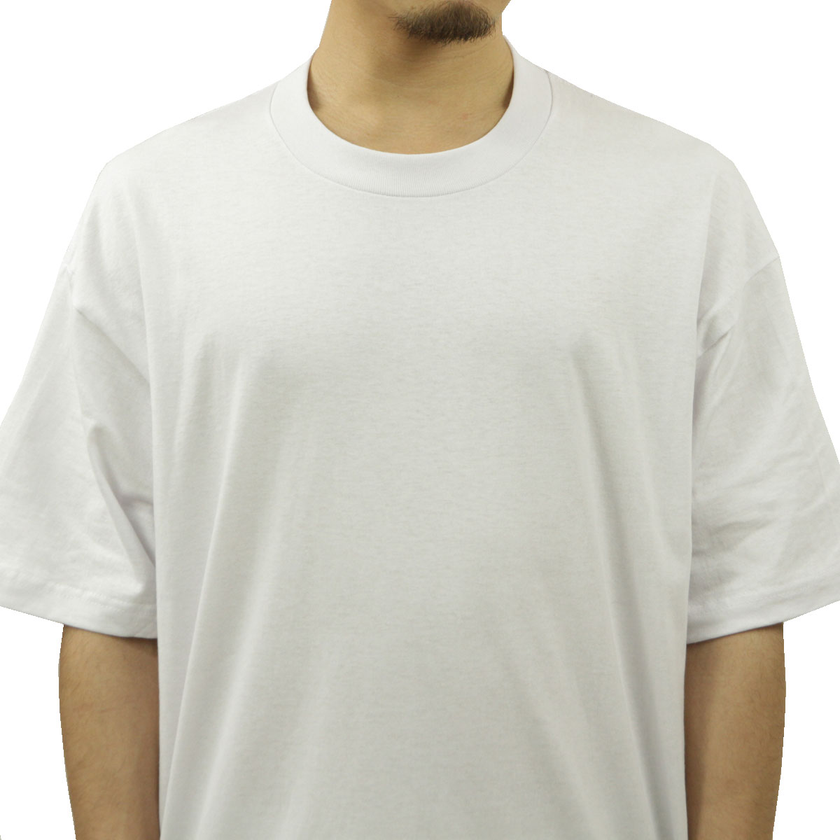 �ץ������ T����� ��� ��������Ź PROCLUB ȾµT����� ���롼�ͥå�T����� �礭�������� COMFORT COTTON SHORT SLEEVE T-SHIRT WHITE #102 AB6B B1C C1D D1E E01F