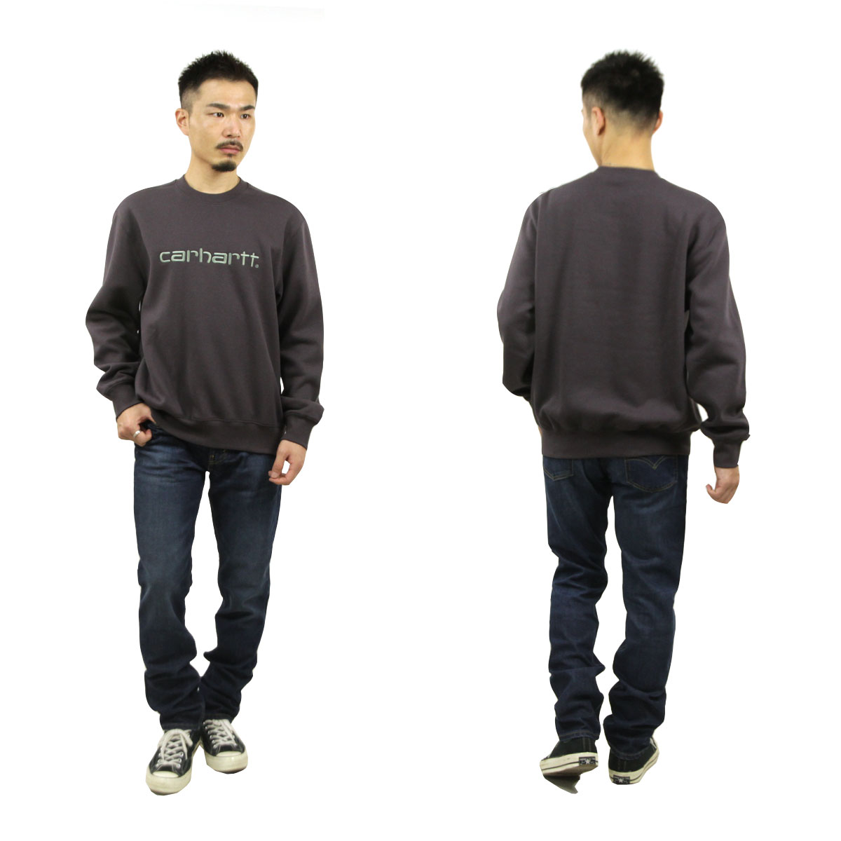 �����ϡ��� ��� �������å� ������ CARHARTT WIP �ȥ졼�ʡ� �ե꡼�� ���� �ɽ� CARHARTT SWEATSHIRT ARTICHOKE / MISTY SAGE I030229