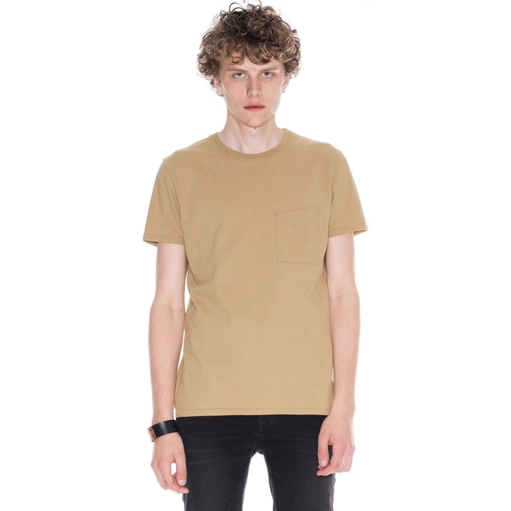 ̡ǥ Nudie Jeans Ź  ȾµݥåT ANDERS POCKET TEE BEIGE B16 131500 A62B B1C C1D D1E E18F