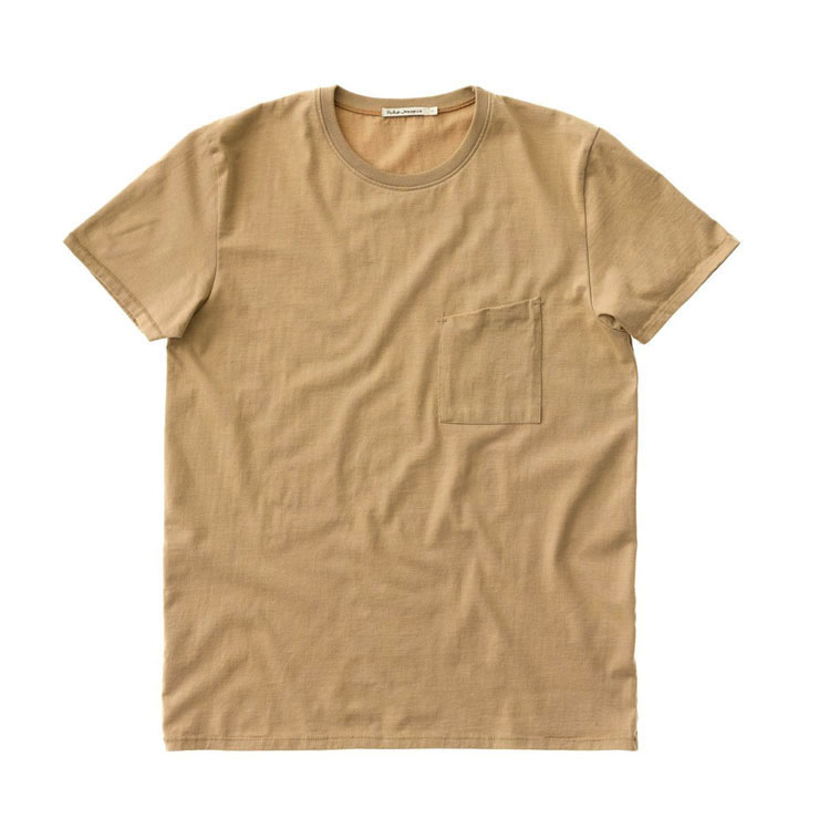 ̡ǥ Nudie Jeans Ź  ȾµݥåT ANDERS POCKET TEE BEIGE B16 131500 A62B B1C C1D D1E E18F