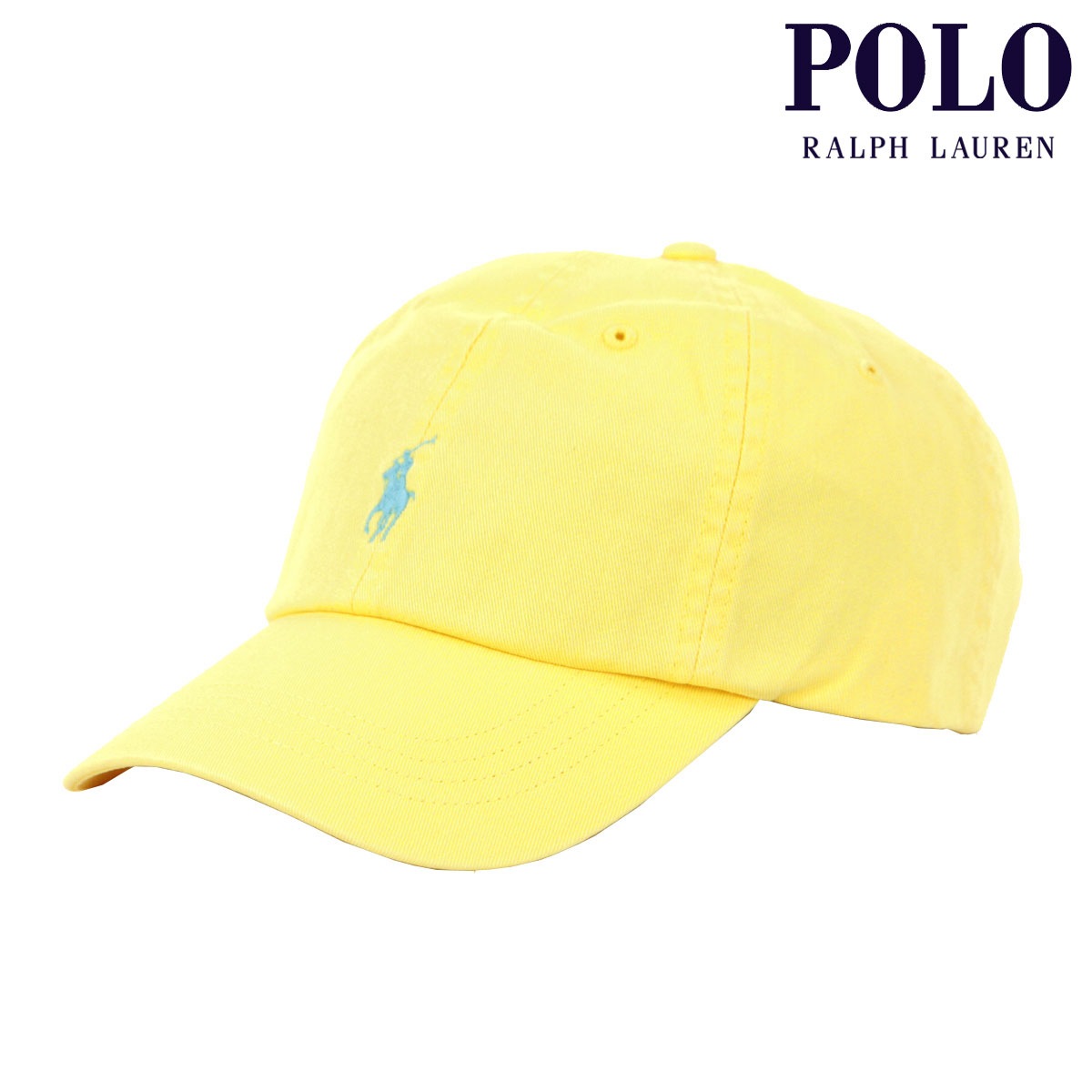�ݥ� ���ե������ ��� ��ǥ����� ����å� ������ POLO RALPH LAUREN ˹�� ���� �ݥˡ� CLASSIC SPORTS CAP LIGHT YELLOW 710667709