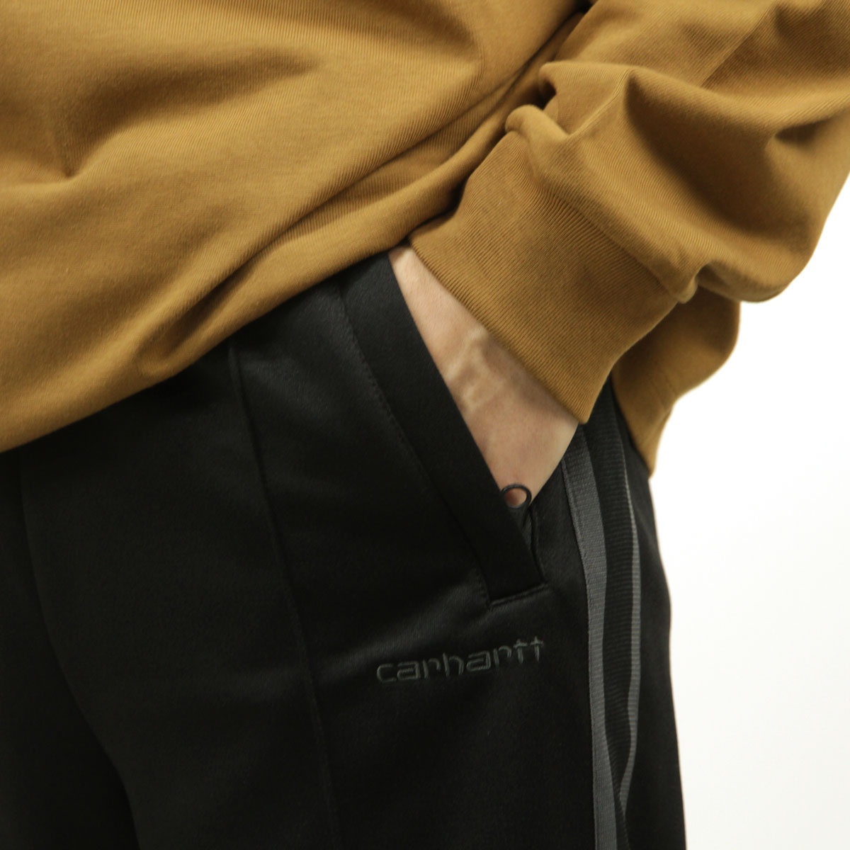 ϡ  åȥѥ  CARHARTT WIP ܥȥॹ 㡼 󥰥ѥ BOLAN SWEAT PANT BLACK / GRAPHITE I033927 2F1XX