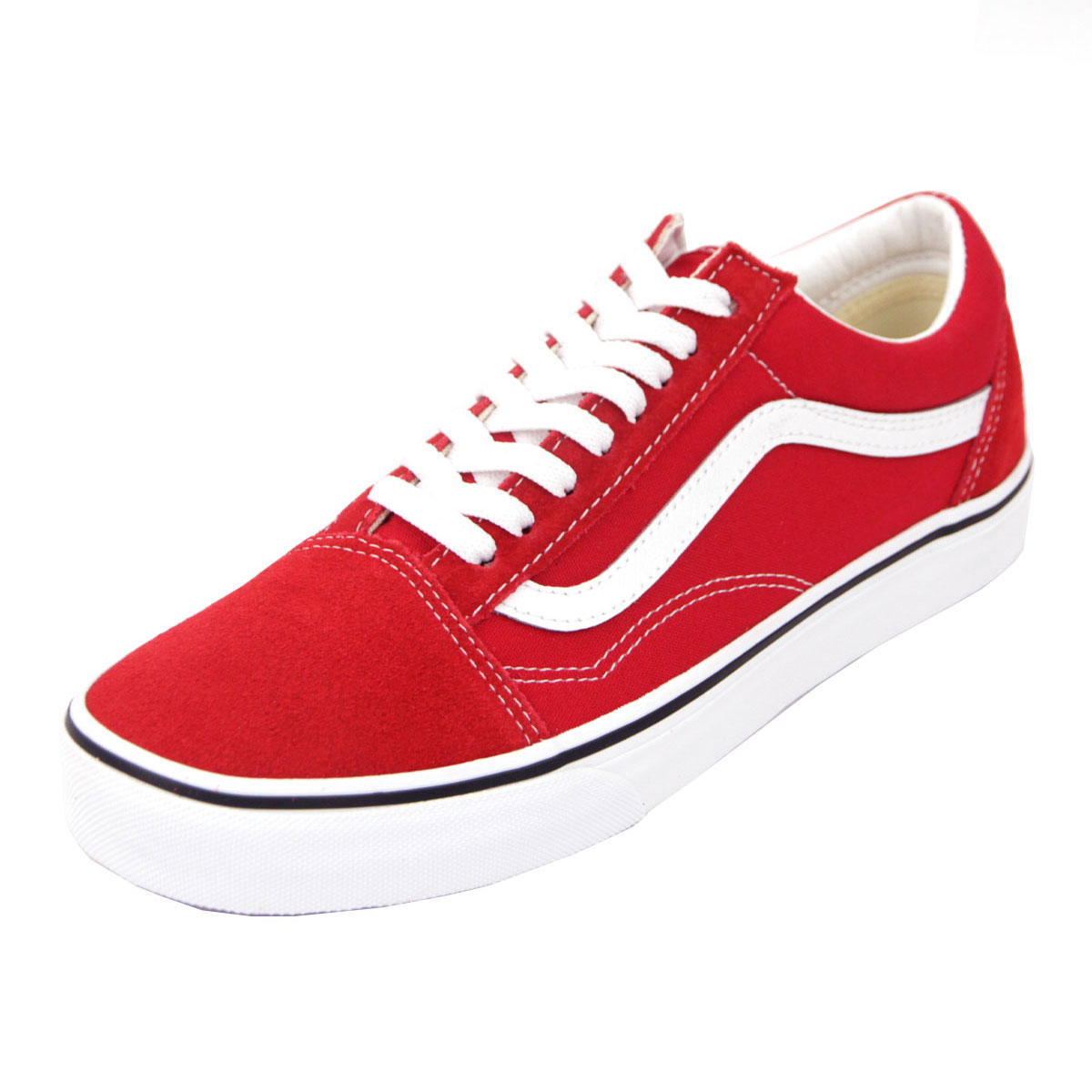 �Х� ��� ���ˡ����� ��������Ź VANS �� ������ɥ������� VANS OLD SKOOL RACING RED/TRUE WHITE VN0A4BV5JV6