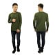 åɥ T  Ź SCOTCHSODA 롼ͥåT ĹµT HEAVY ORGANIC COTTON LONGSLEEVE TEE D 157537 0154 23402 48 MILITARY GREEN