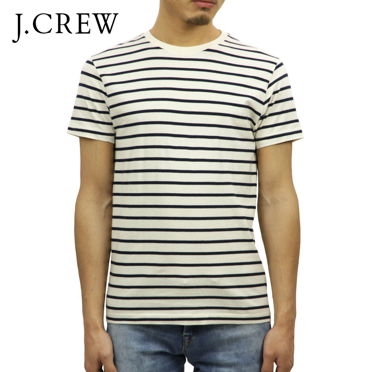 ���������롼 T����� ������ J.CREW ȾµT�����  DECK-STRIPED T-SHIRT c2491 A38B B1C C1D D1E E01F
