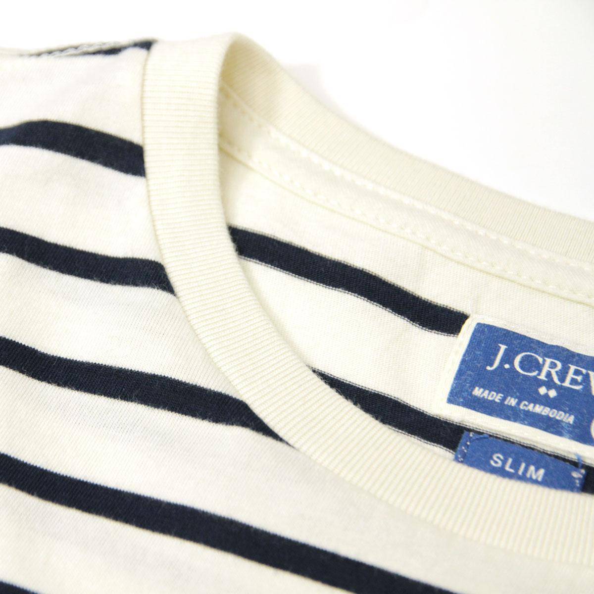 ���������롼 T����� ������ J.CREW ȾµT�����  DECK-STRIPED T-SHIRT c2491 A38B B1C C1D D1E E01F