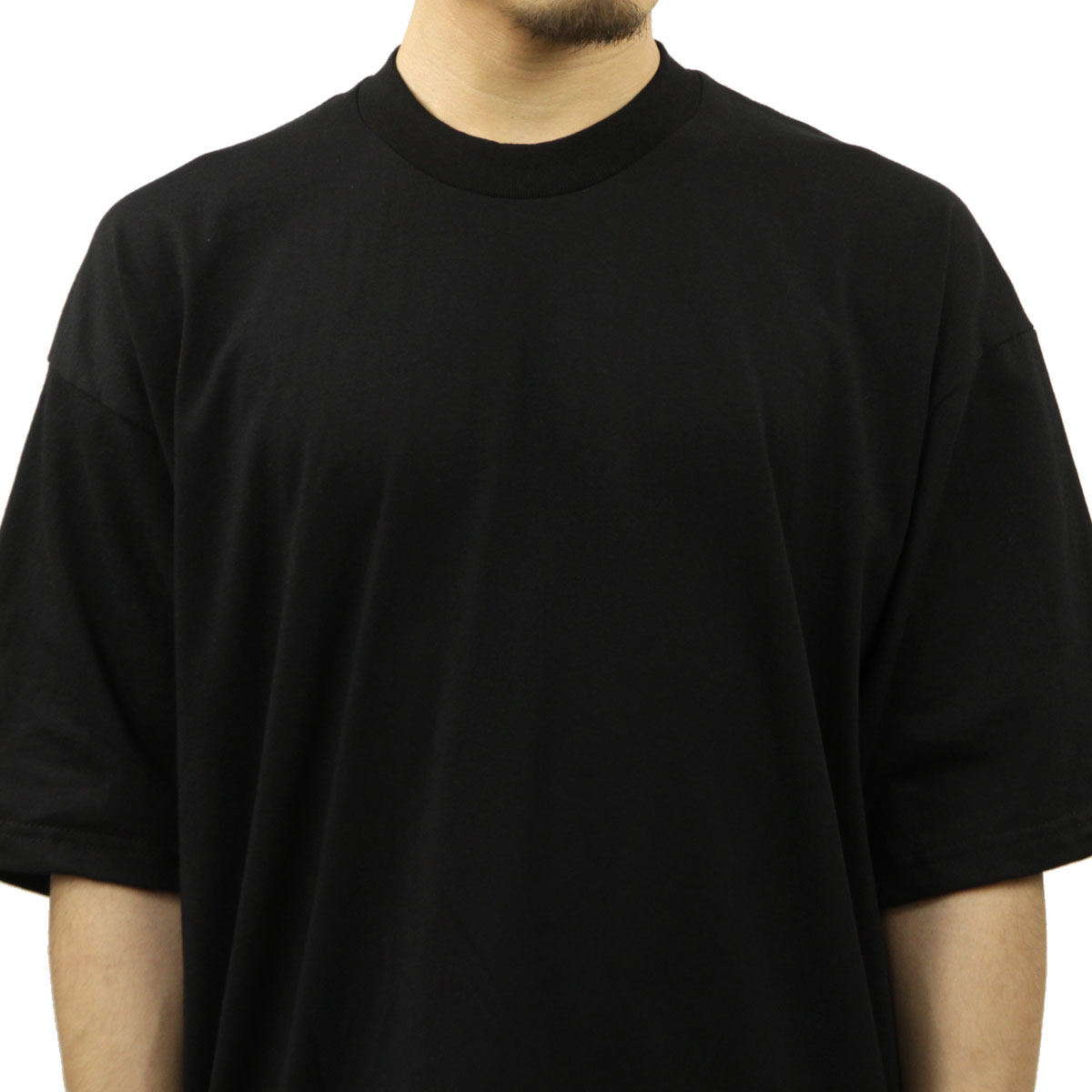 �ץ������ T����� ��� ��������Ź PROCLUB ȾµT����� ���롼�ͥå�T����� �礭�������� COMFORT COTTON SHORT SLEEVE T-SHIRT BLACK #102 AB6B B1C C1D D1E E13F