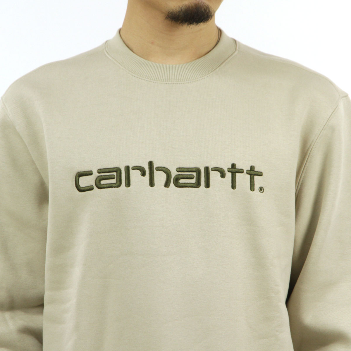 �����ϡ��� ��� �������å� ������ CARHARTT WIP �ȥ졼�ʡ� �ե꡼�� ���� �ɽ� CARHARTT SWEATSHIRT WALL / CYPRESS I030229