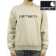 �����ϡ��� ��� �������å� ������ CARHARTT WIP �ȥ졼�ʡ� �ե꡼�� ���� �ɽ� CARHARTT SWEATSHIRT WALL / CYPRESS I030229