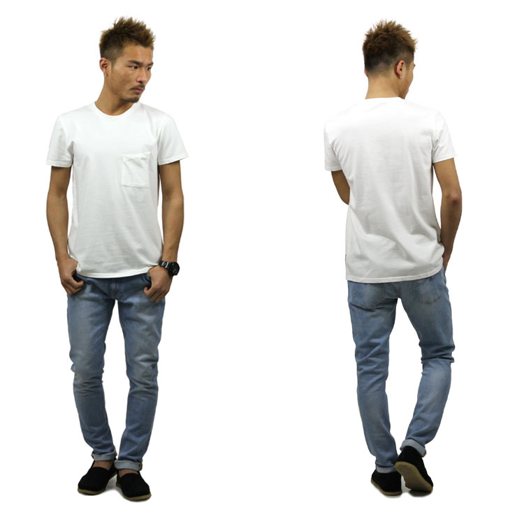 ̡ǥ Nudie Jeans Ź  ȾµݥåT ANDERS POCKET TEE OFFWHITE W04 131500 A62B B1C C1D D1E E01F