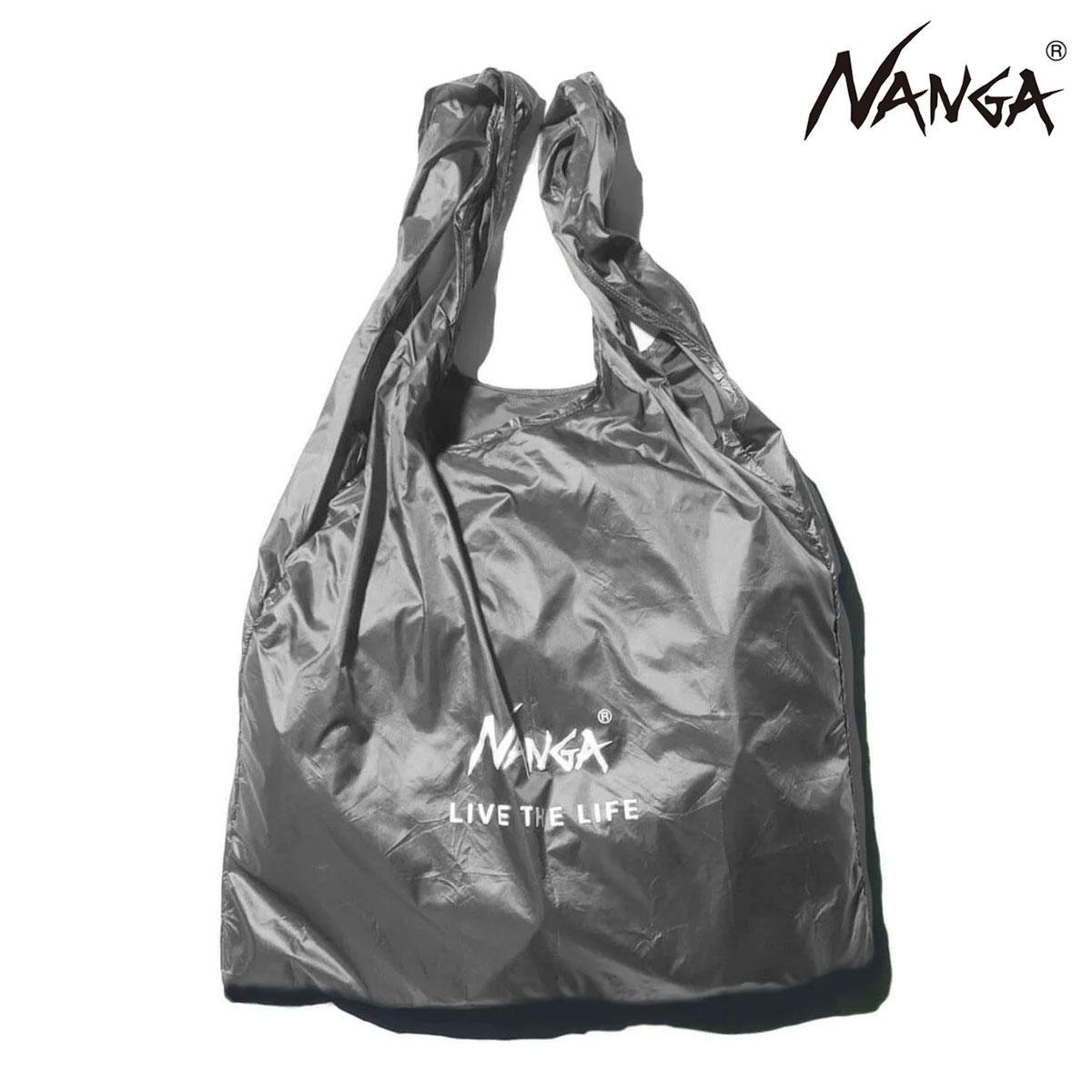 �ʥ� ��� ��ǥ����� �����Хå� ��������Ź NANGA ����ѥ��� �� NANGA POCKETABLE ECO BAG (LIVE THE LIFE) GRY NA2441-3A102 / NA2253-3A205 GREY A16B B3C C8D D4E E02F