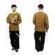 �����ϡ��� ��� �饬������� ������ CARHARTT WIP Ĺµ����� ���åȥ� LONG SLEEVE BROWN DUCKS RUGBY SHIRT HAMILTON BROWN / WHITE I033832 2IQXX
