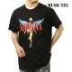 �ߥ塼���å��ƥ� ��� �Х��T����� ������ MUSIC TEE Ⱦµ ���å�T����� �˥�������� NIRVANA ANGELIC MUSIC ROCK TEE BLACK AB5B B1C C1D D1E E13F