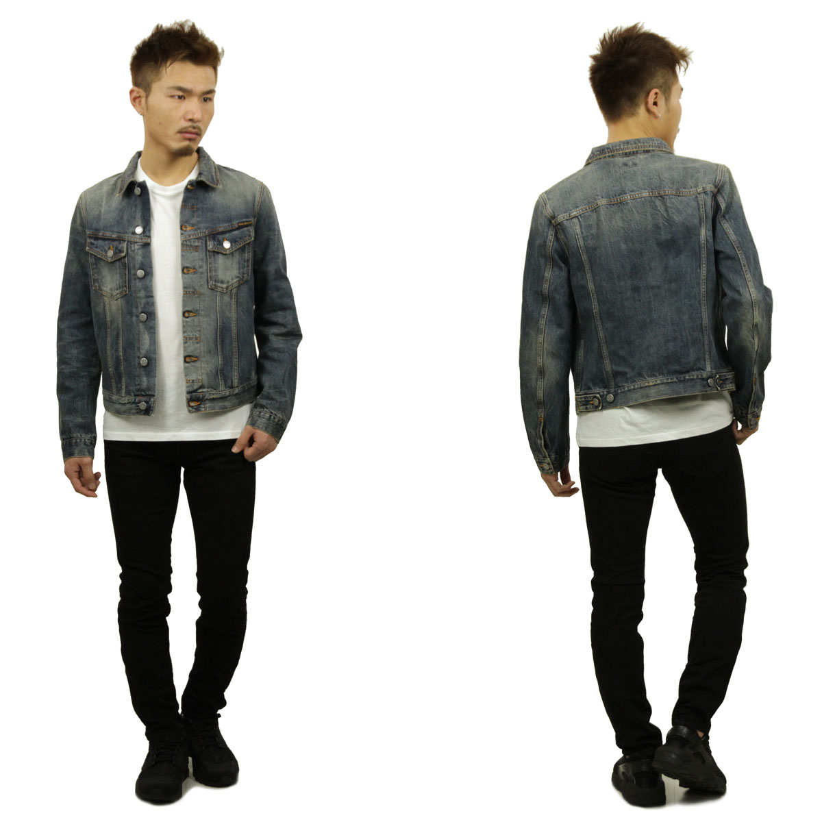 �̡��ǥ��������� �������� ��� ��������Ź Nudie Jeans ���㥱�å�  �ǥ˥ॸ�㥱�å� BILLY DRY SELVEDGE DENIM JACKET DENIM B26 160551 5025 A62B B1C C1D D4E E06F