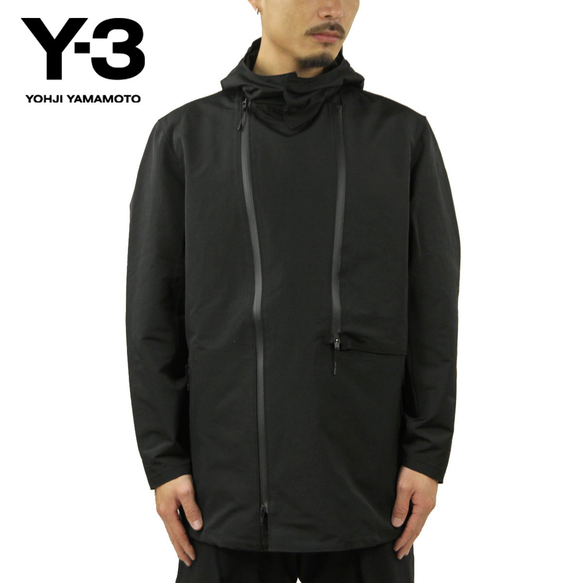 磻꡼ 㥱å   Y-3  ʥ󥸥㥱å M CLASSIC DENSE WOVEN HOODED PARKA HB3399 BLACK A51B B1C C1D D4E E13F