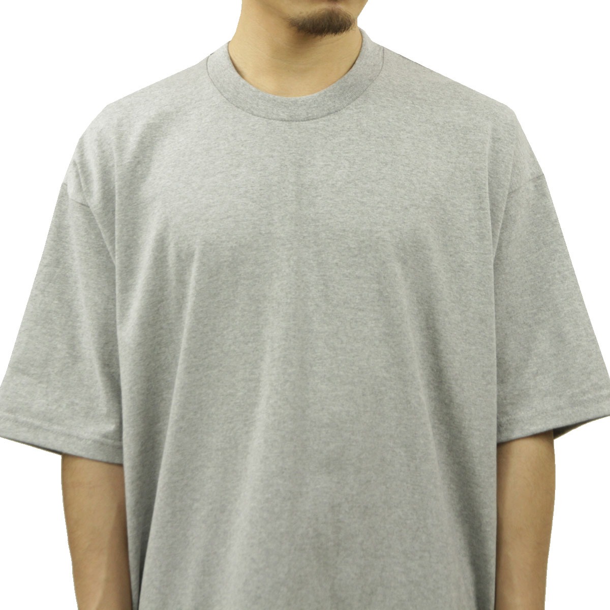 �ץ������ T����� ��� ��������Ź PROCLUB ȾµT����� ���롼�ͥå�T����� �礭�������� COMFORT COTTON SHORT SLEEVE T-SHIRT HEATHER GREY #102 AB6B B1C C1D D1E E02F