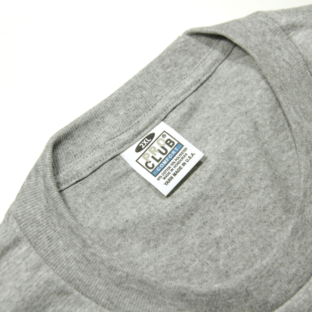 �ץ������ T����� ��� ��������Ź PROCLUB ȾµT����� ���롼�ͥå�T����� �礭�������� COMFORT COTTON SHORT SLEEVE T-SHIRT HEATHER GREY #102 AB6B B1C C1D D1E E02F