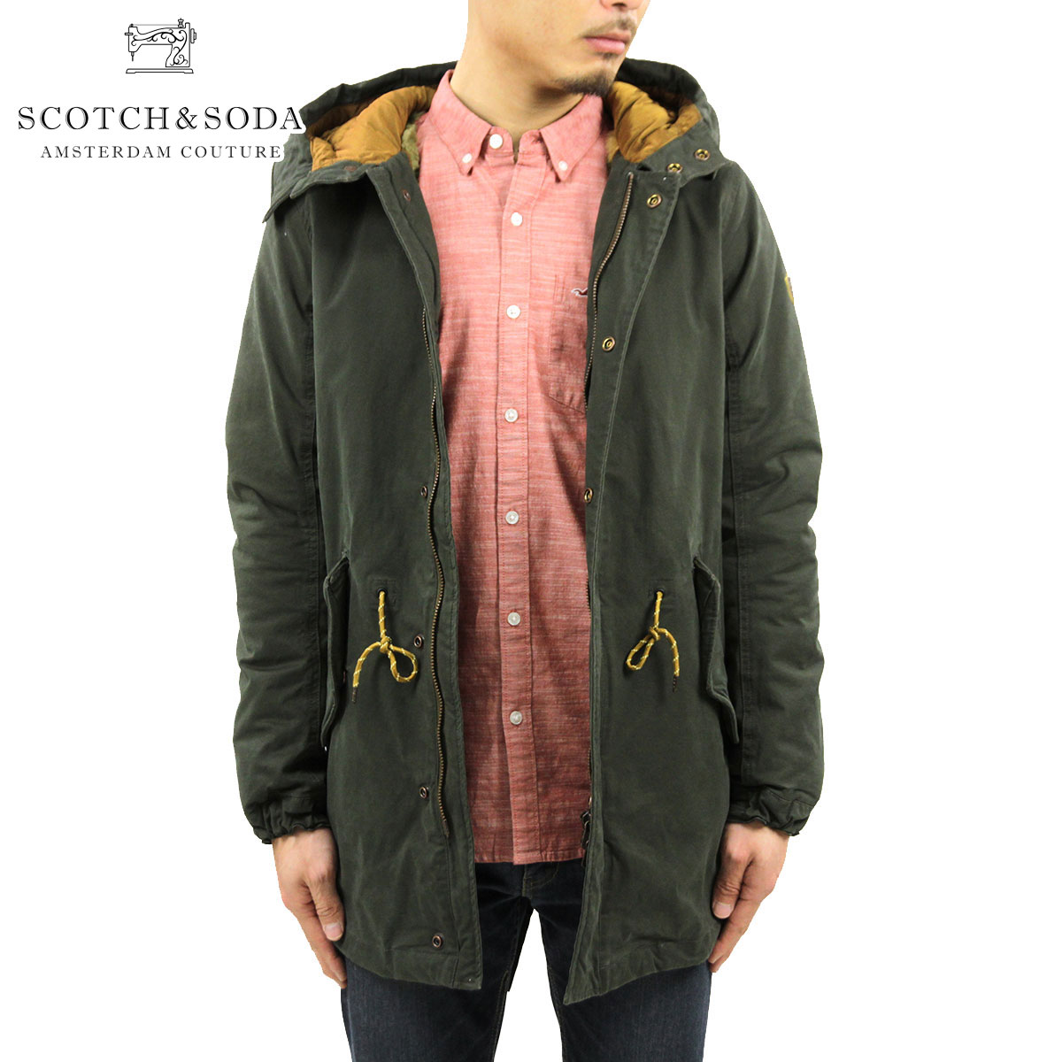 åɥ   Ź SCOTCHSODA 㥱å 㥱å Classic long parka with teddy lining 101356 36 A39B B1C C1D D4E E08F